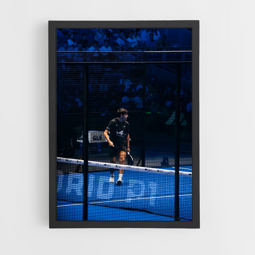 Poster Arturo coello motivante – affiche Padel (vue 2)